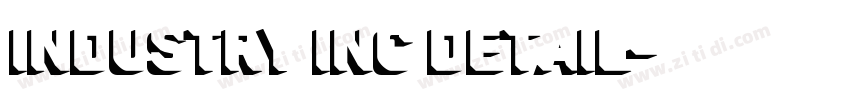 industry inc detail字体转换